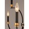 Maxim Lighting Charlton 9-Light 30" Wide Black / Antique Brass Chandelier 11377BKAB - alternate 3